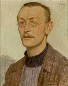 One of the rare portraits of Hesse as a young man